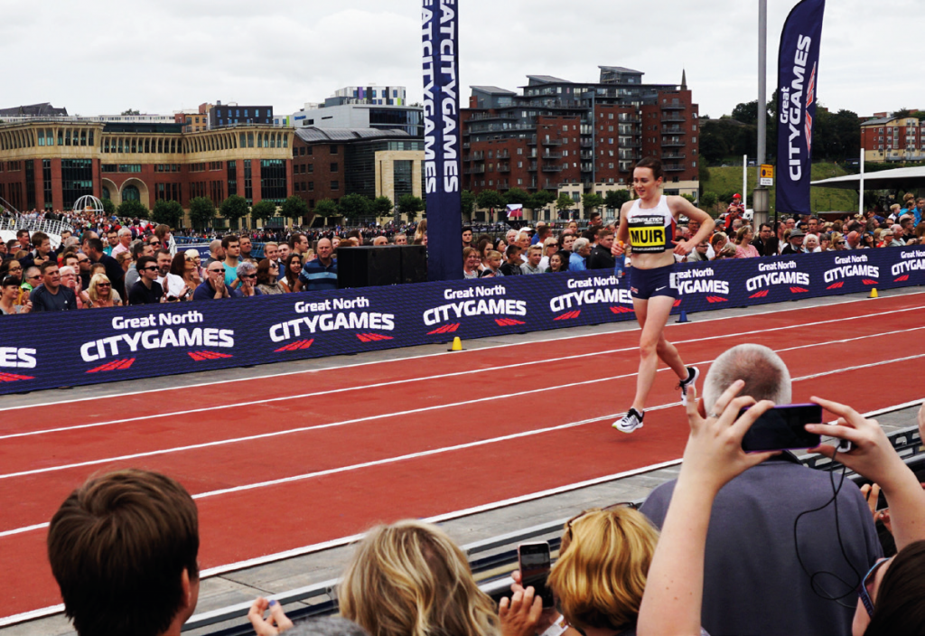 Laura Muir in the Great North City Games