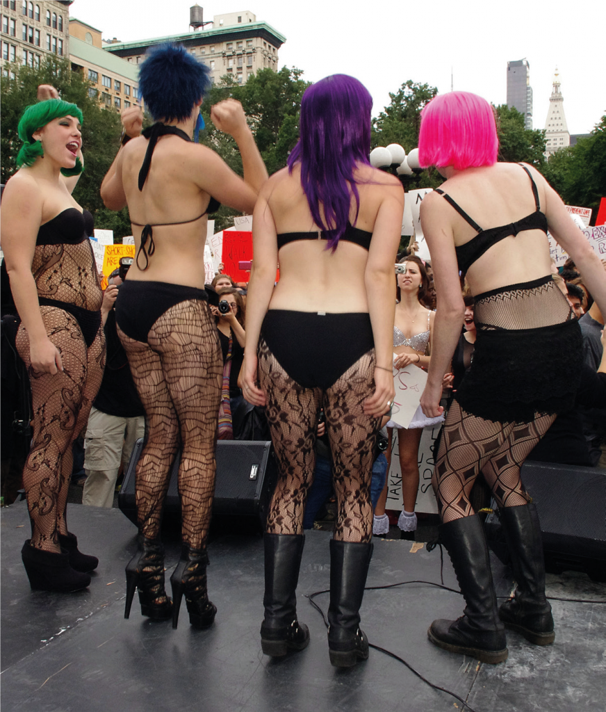 Protesters at SlutWalk 2011