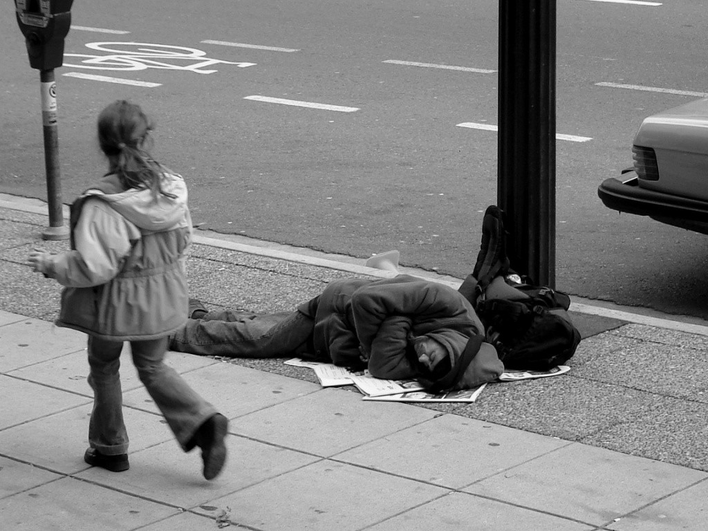 Credit: Wikipedia - Man sleeping on pavement