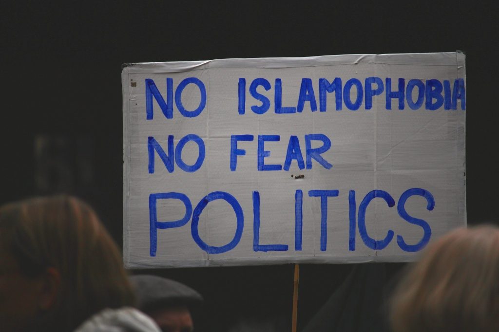No islamophobia, no fear, politics