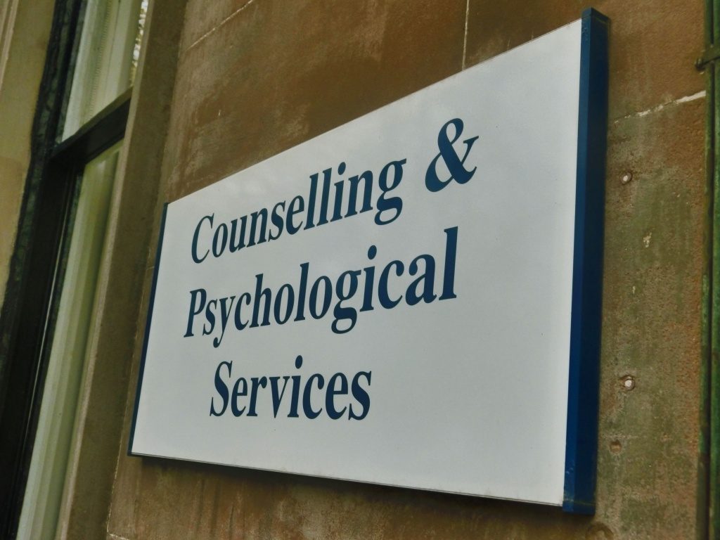 Counselling & Psychological Services building plaque